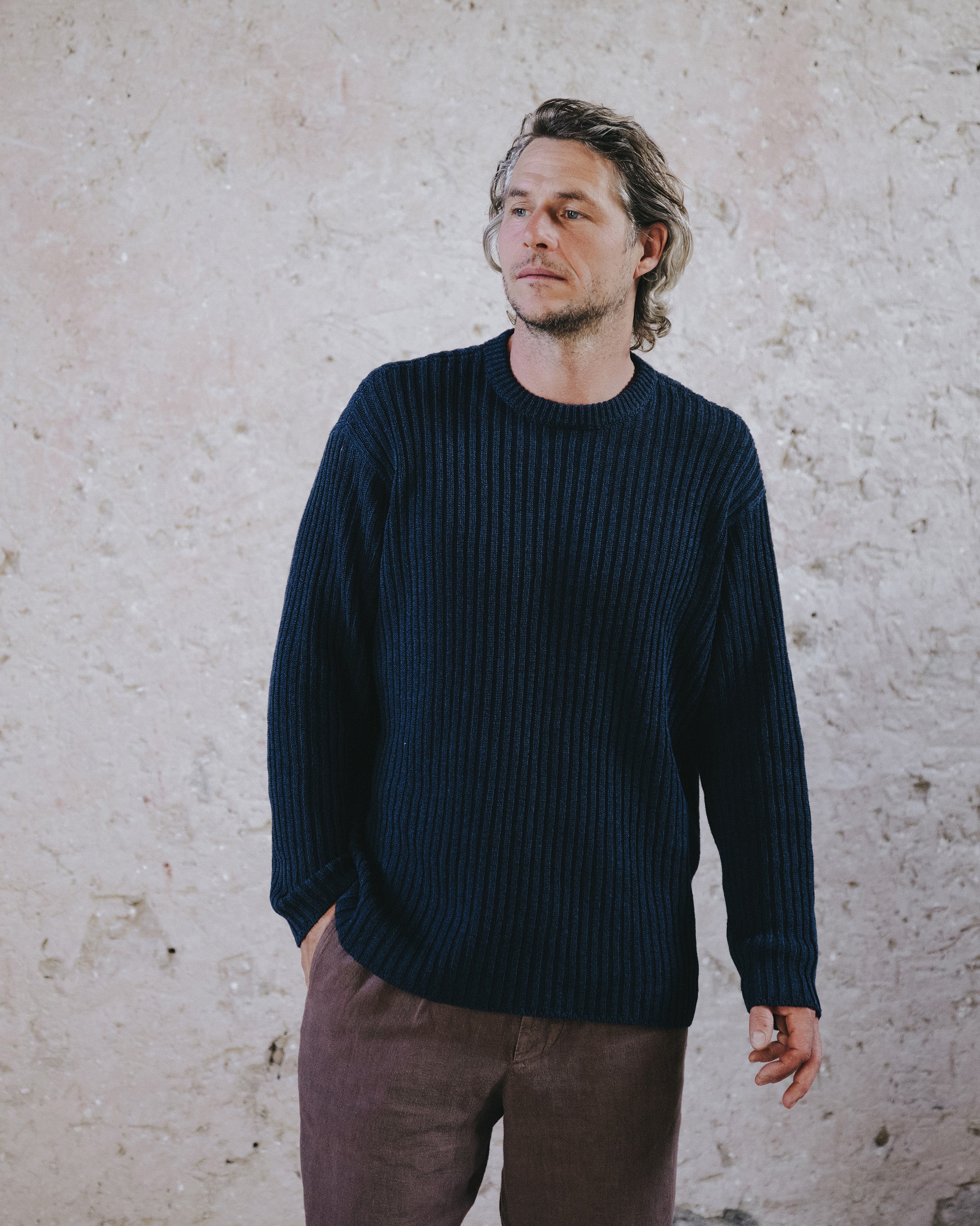 Ramble Knit - Navy