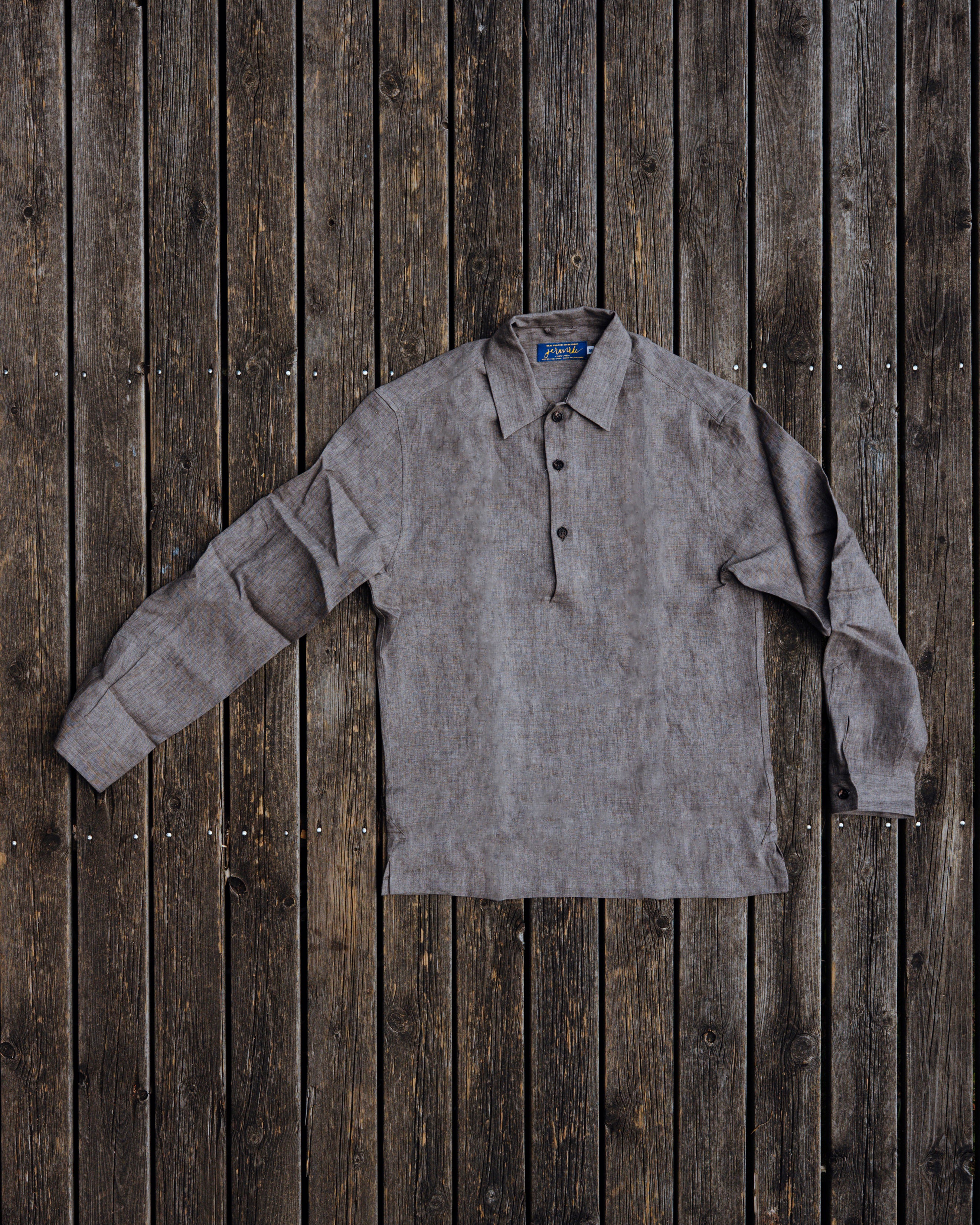 FiveNine Linen Shirt Brownstone
