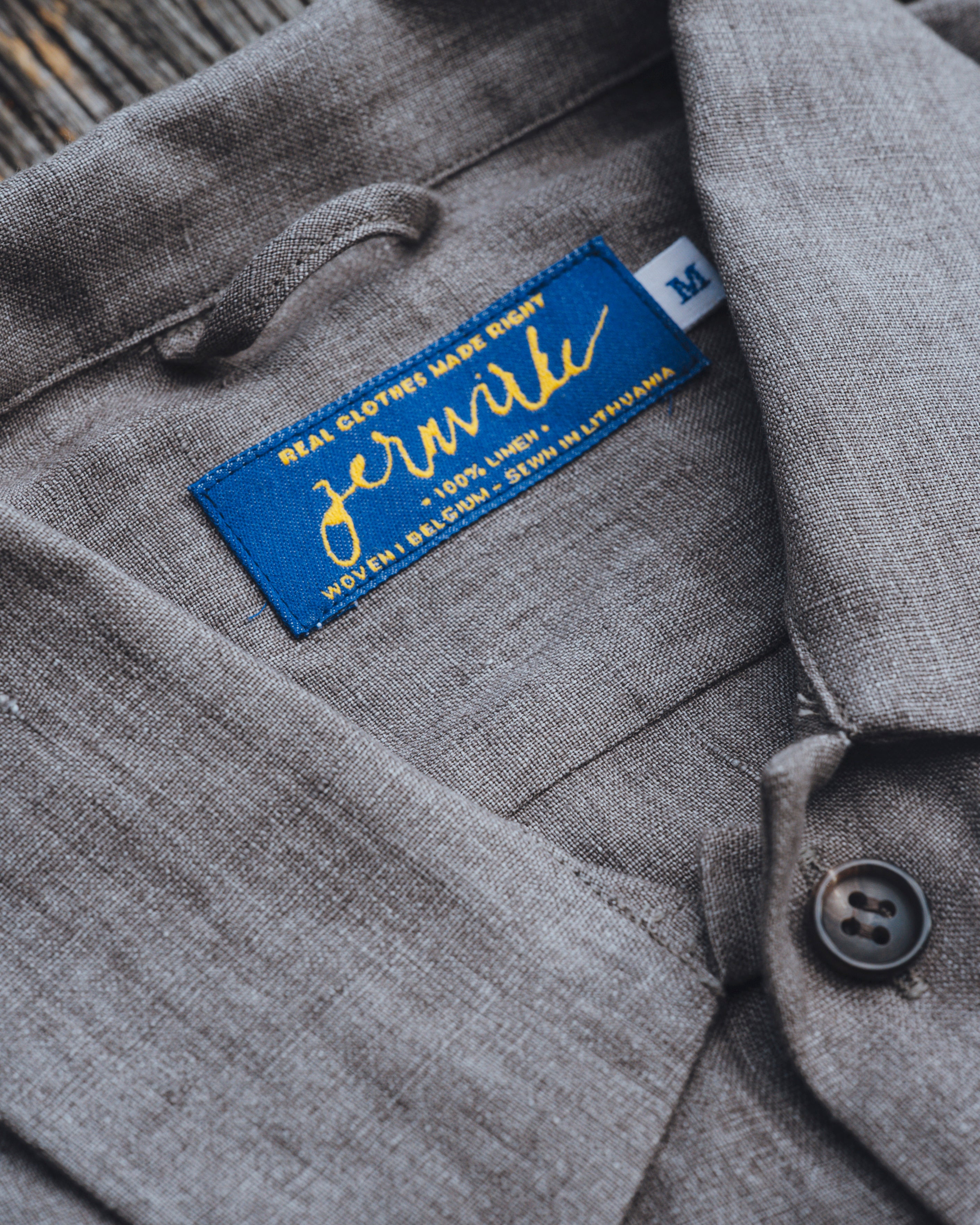 FiveNine Linen Shirt Brownstone