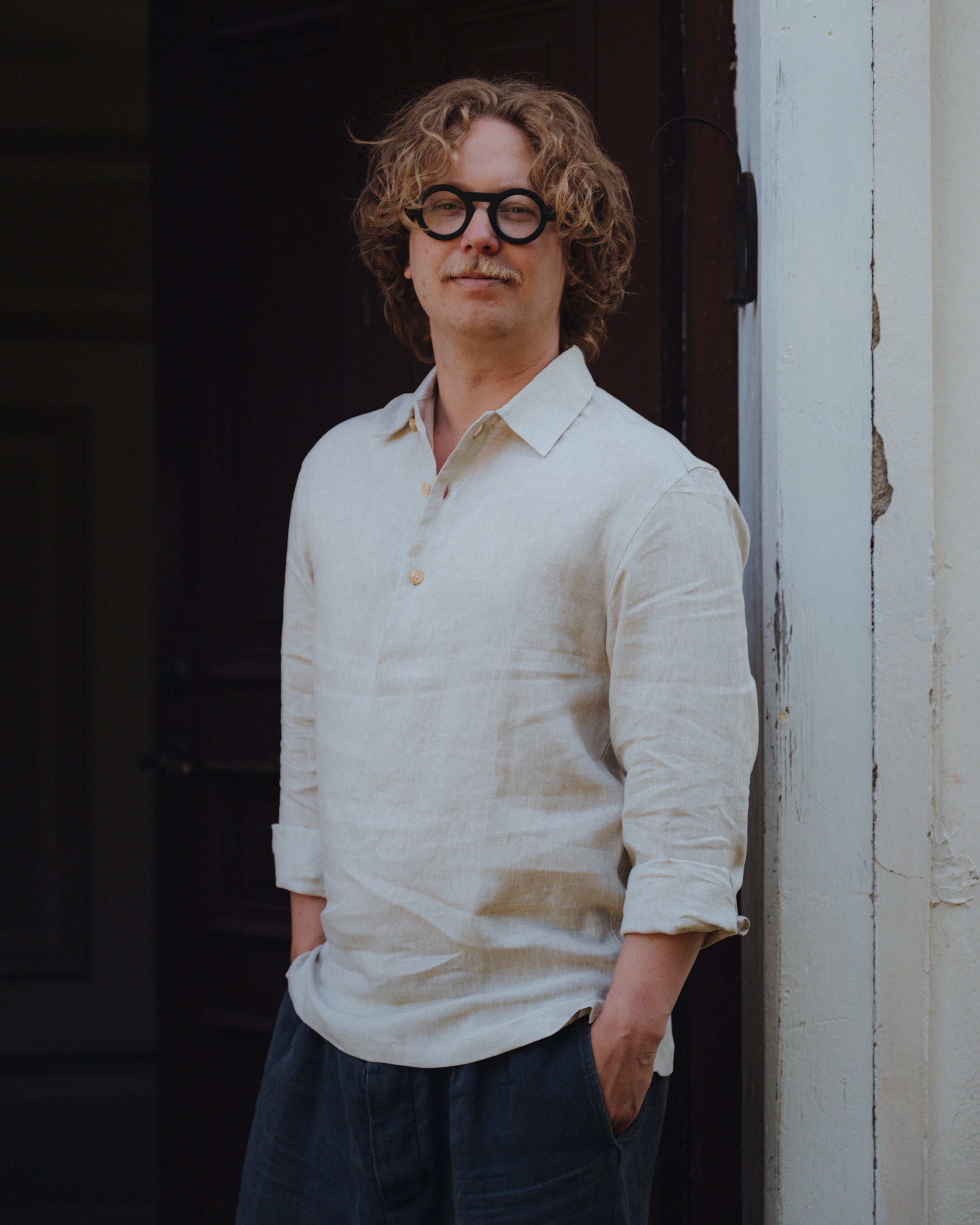 FiveNine Linen Shirt Sand