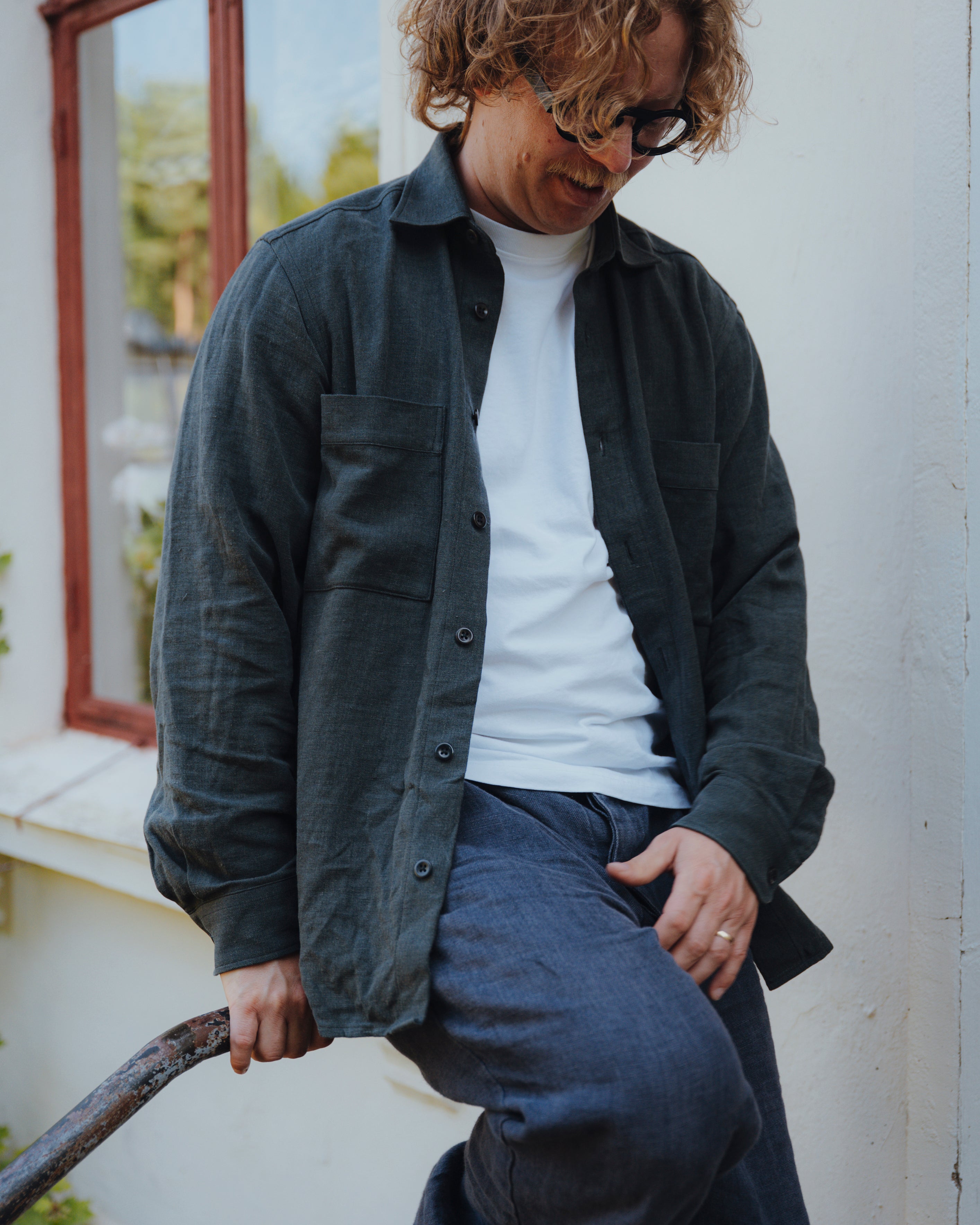 The Drifter Shirt - Charcoal