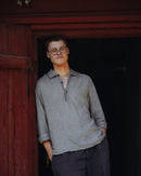 FiveNine Linen Shirt Brownstone