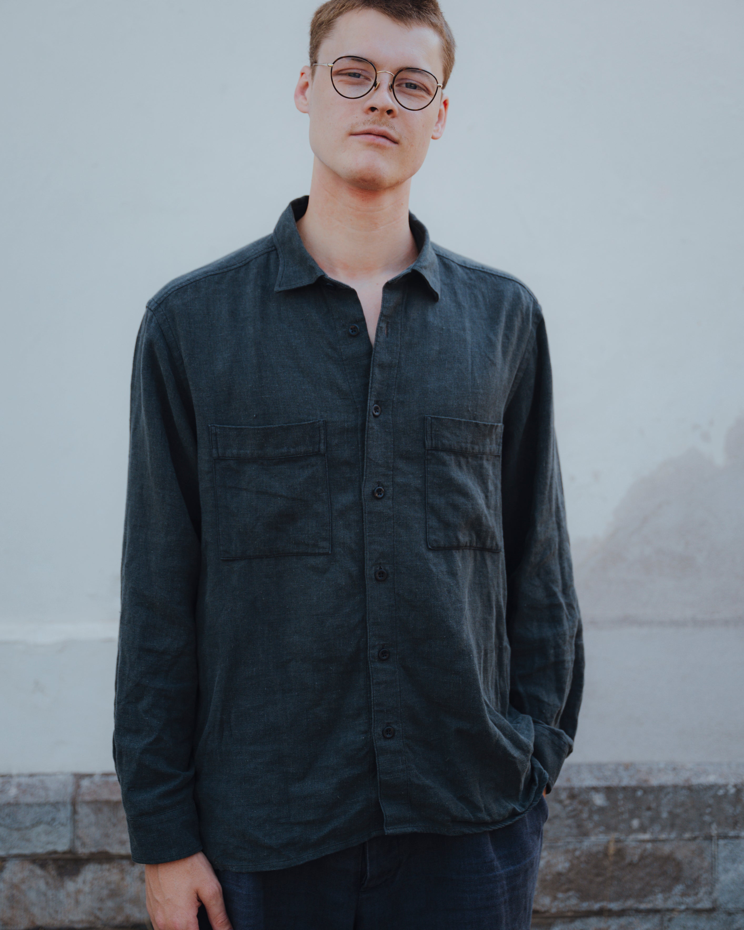 The Drifter Shirt - Charcoal