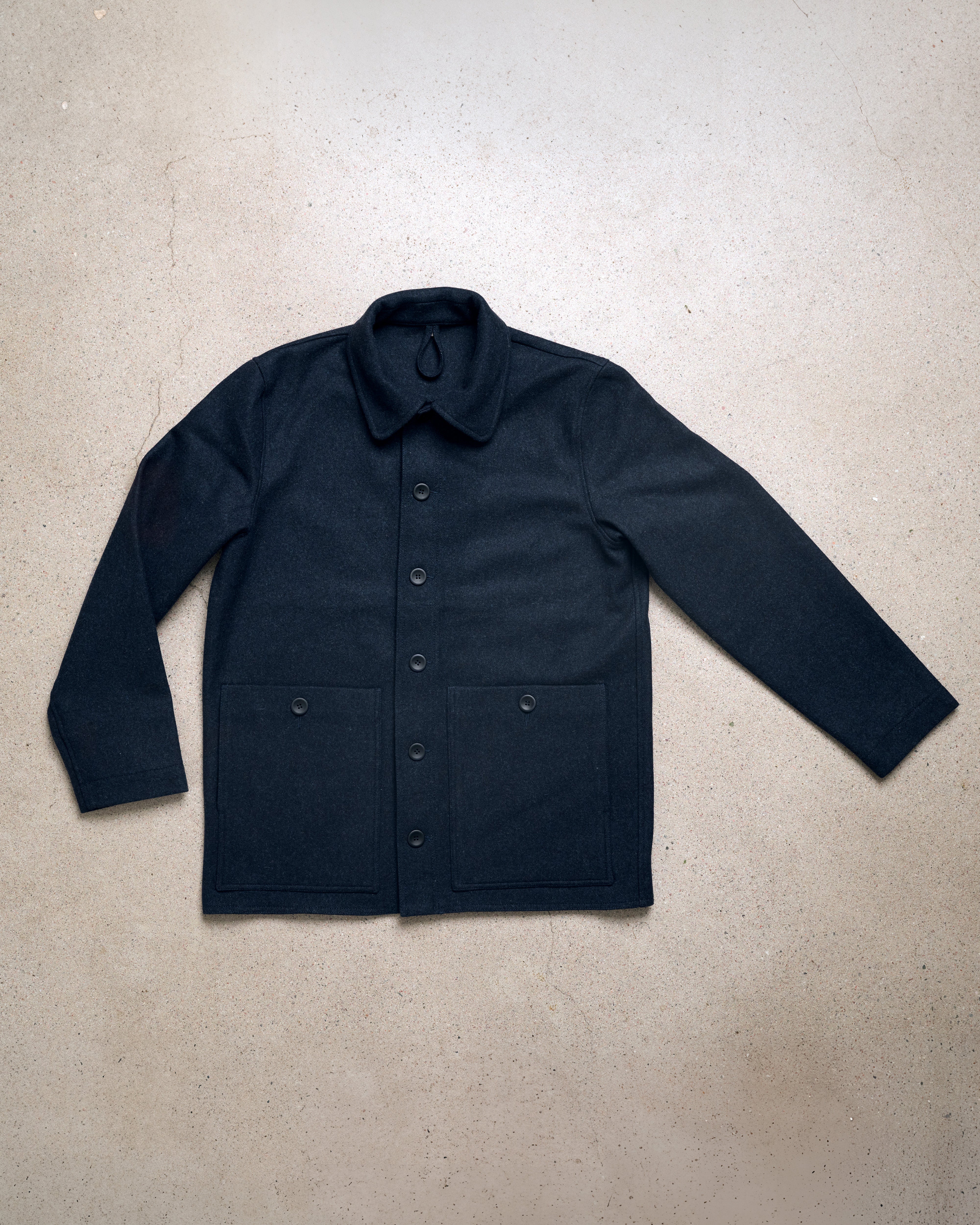 Highwind Felted Wool Jacket - Navy