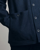 Highwind Felted Wool Jacket - Navy