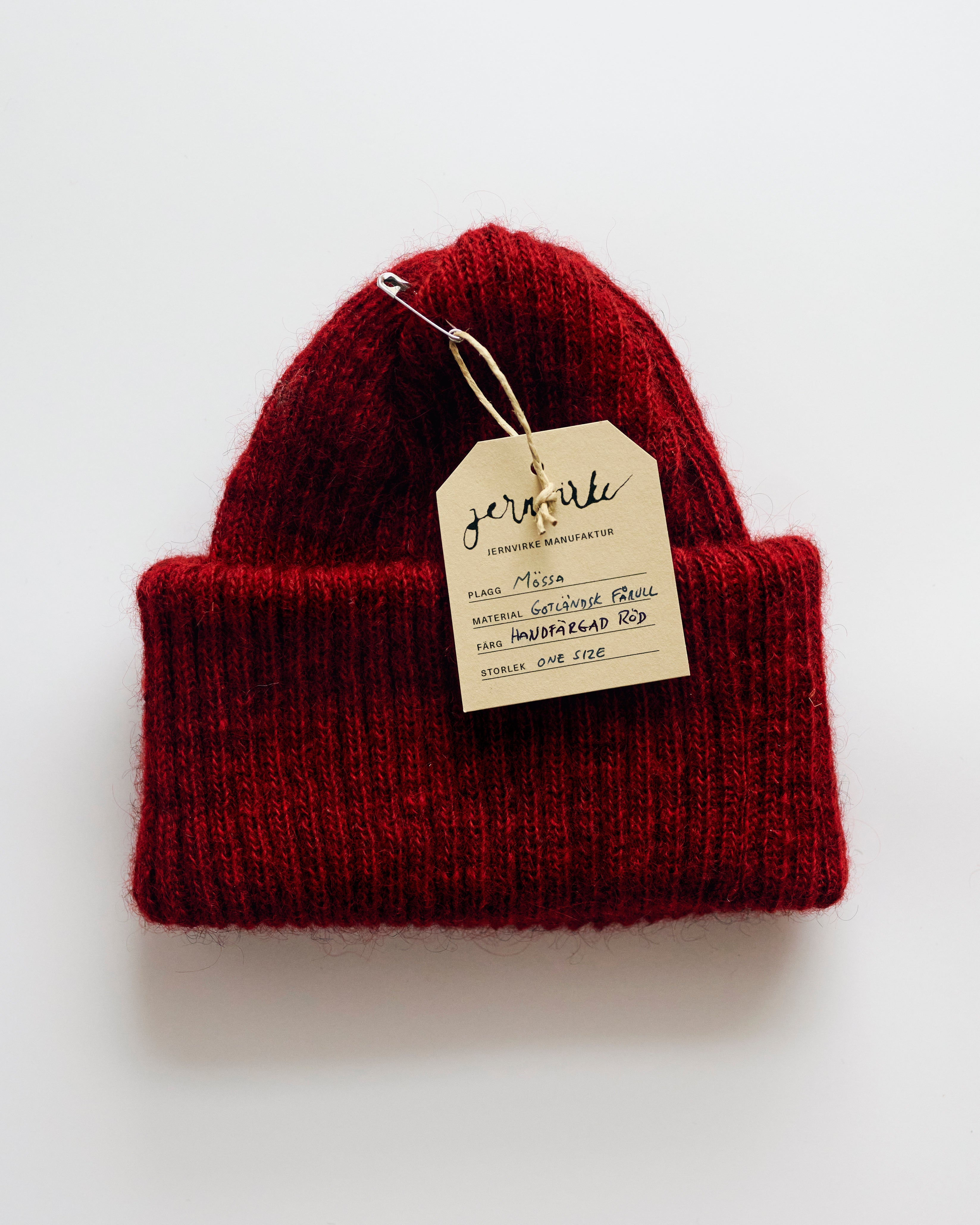 Rich Red / One size / 100% Wool