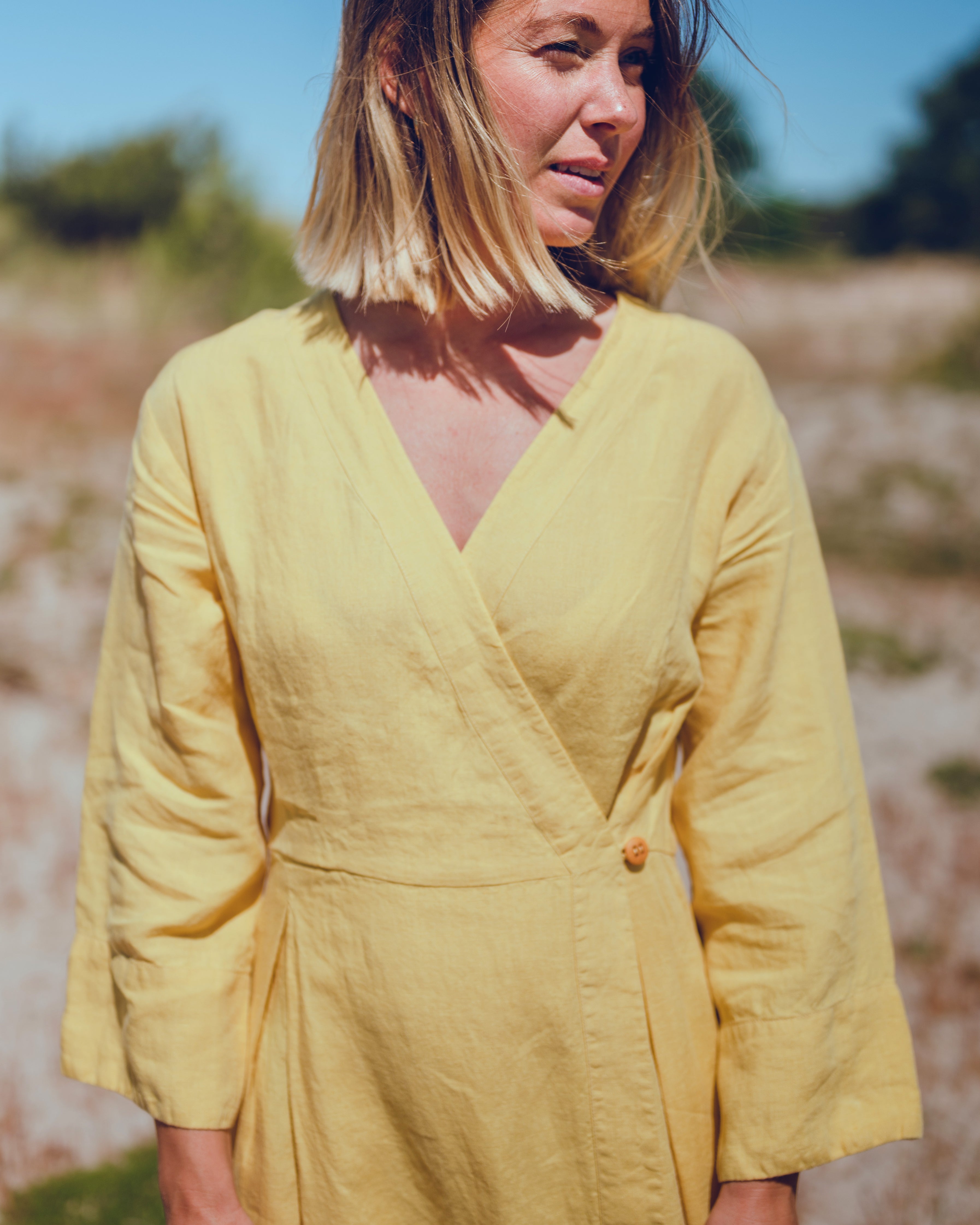 The Breeze Dress - Sunshine Yellow