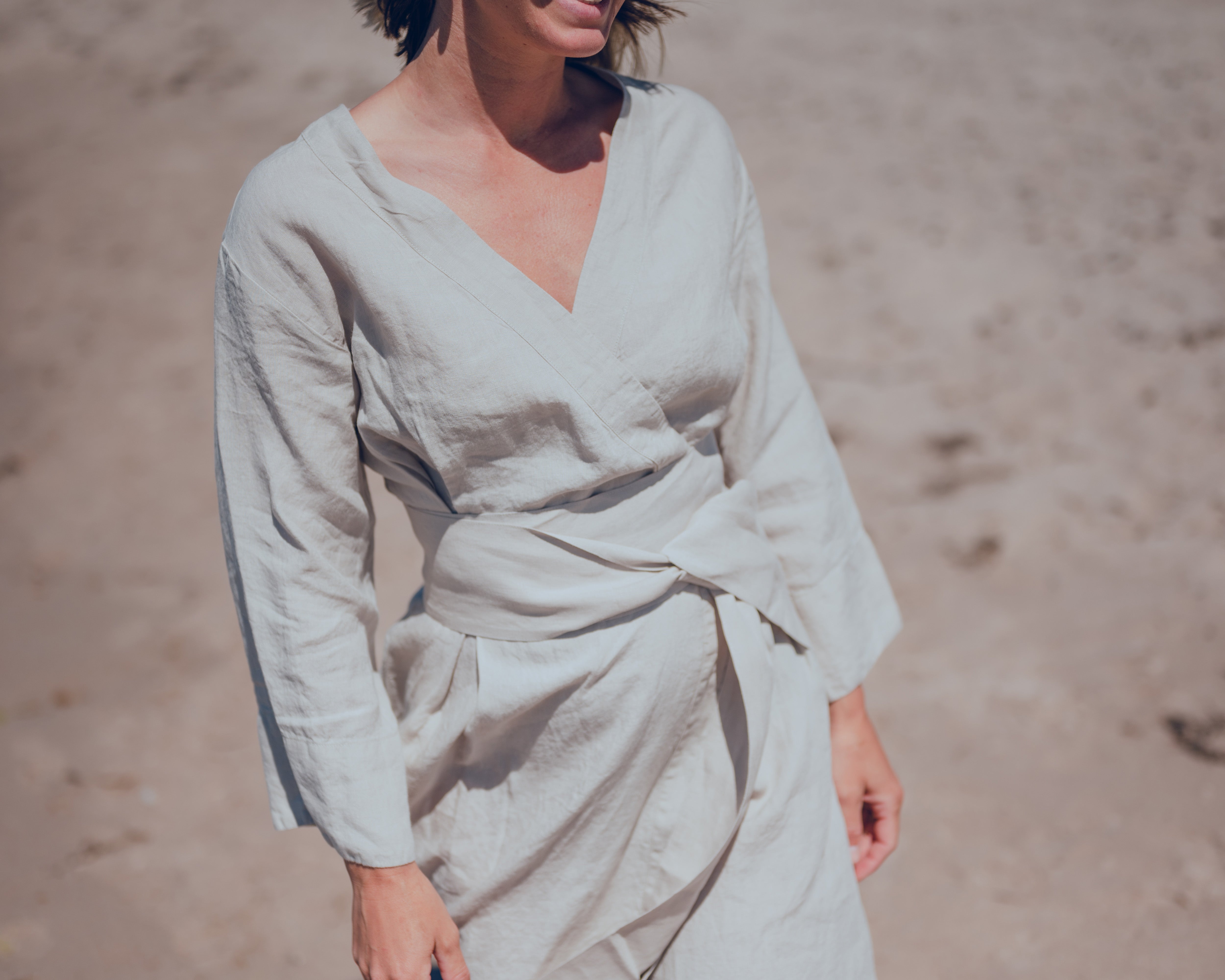 The Breeze Dress - Limestone grey