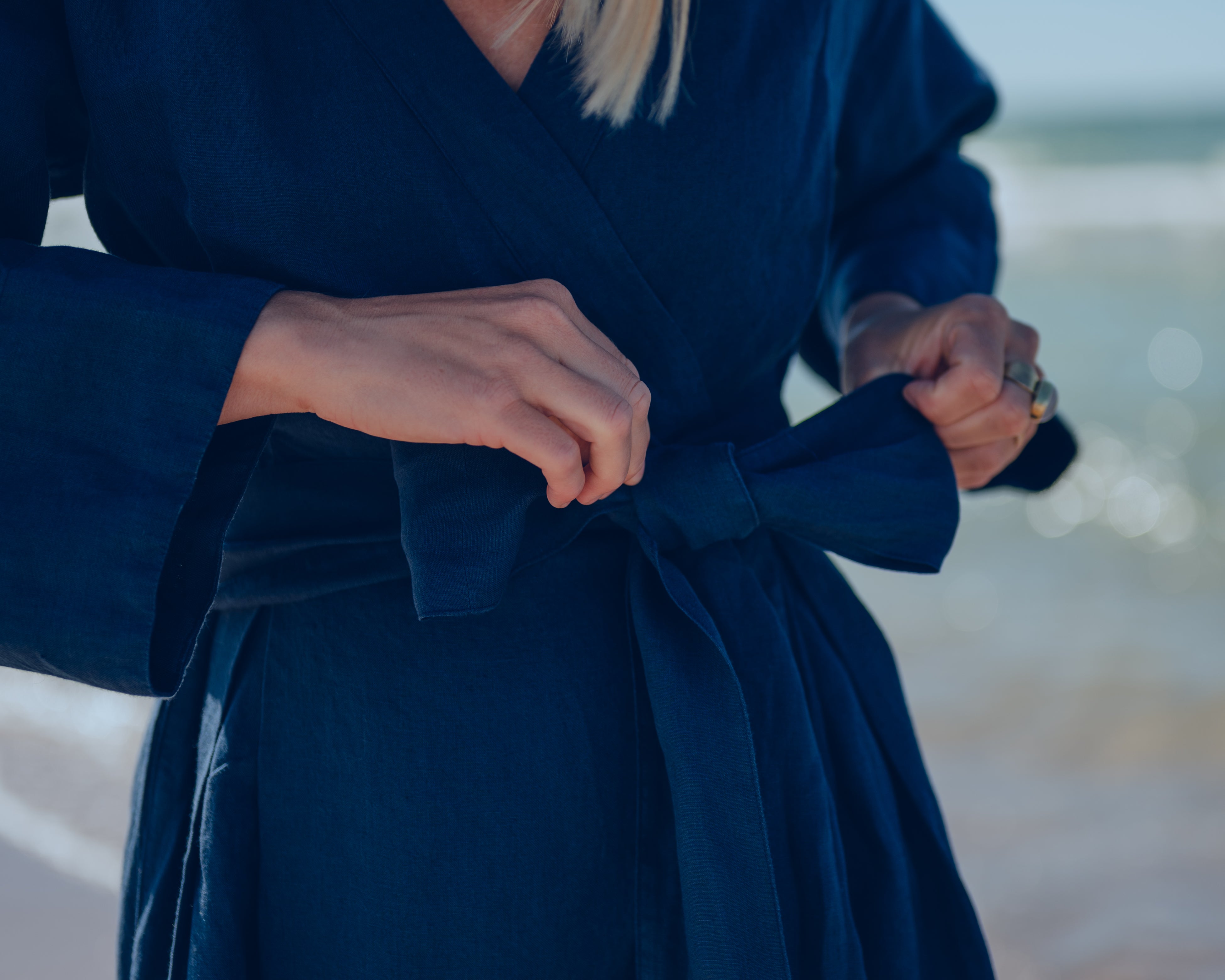 The Breeze Dress - Navy