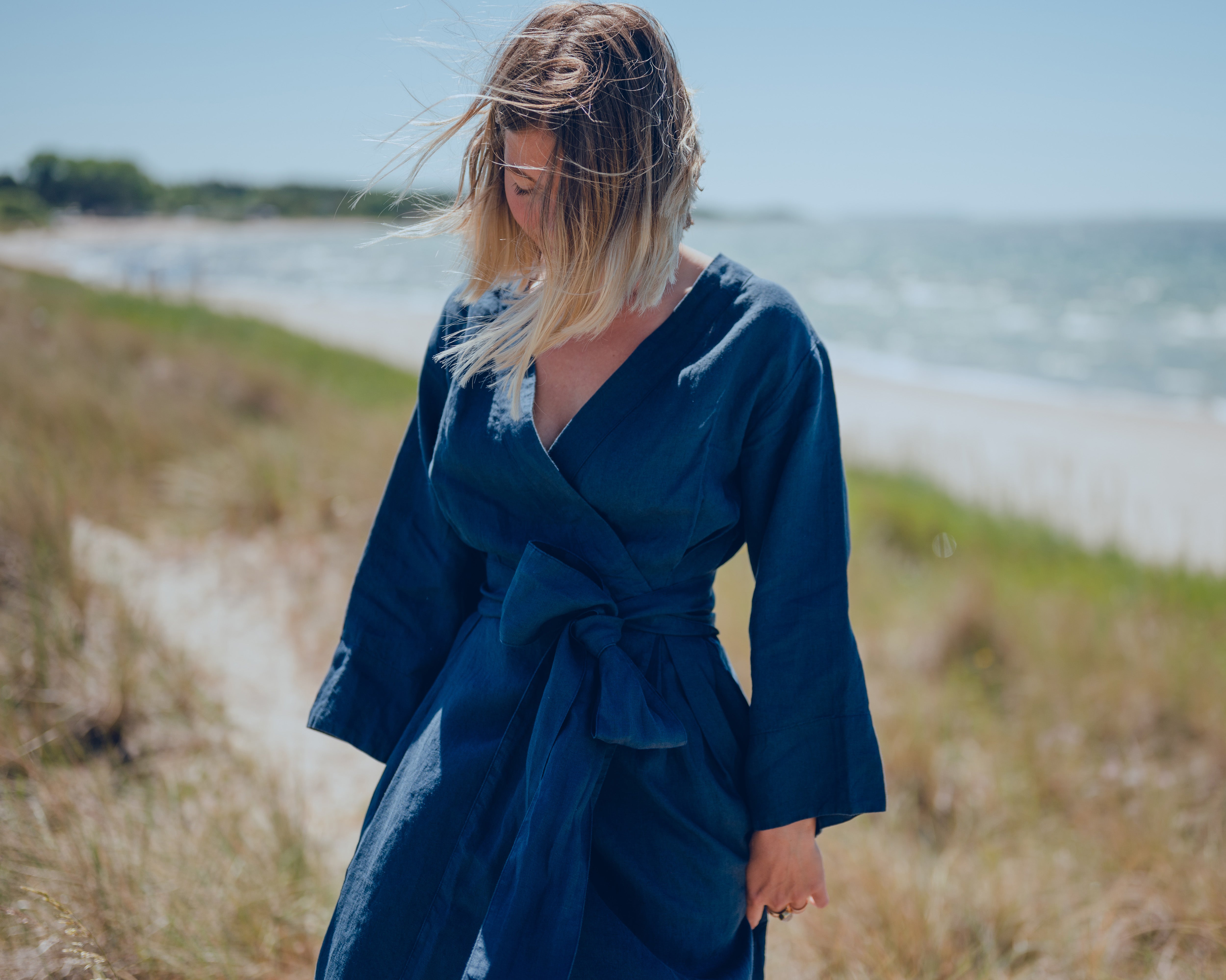 The Breeze Dress - Navy